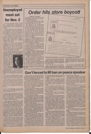   The Pacific Tribune - Wednesday, October 23, 1985   , page 3