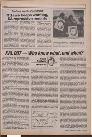   The Pacific Tribune - Wednesday, September 11, 1985   , page 5
