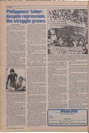   The Pacific Tribune - Wednesday, July 10, 1985   , page 8