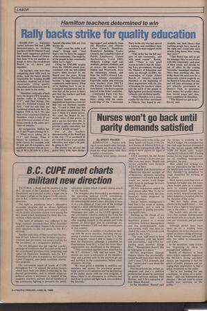   The Pacific Tribune - Wednesday, June 26, 1985   , page 6