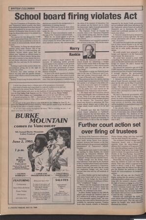   The Pacific Tribune - Wednesday, May 22, 1985   , page 2