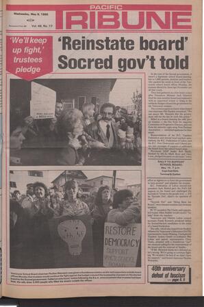   The Pacific Tribune - Wednesday, May 8, 1985   , page 1