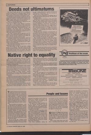   The Pacific Tribune - Wednesday, April 24, 1985   , page 4