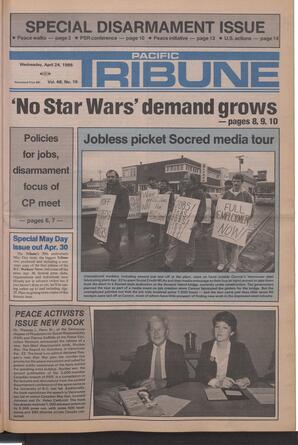   The Pacific Tribune - Wednesday, April 24, 1985   , page 1
