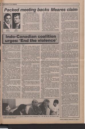   The Pacific Tribune - Wednesday, February 27, 1985   , page 3