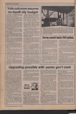   The Pacific Tribune - Wednesday, February 20, 1985   , page 2