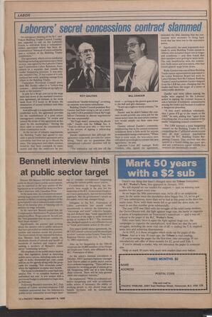   The Pacific Tribune - Wednesday, January 9, 1985   , page 12