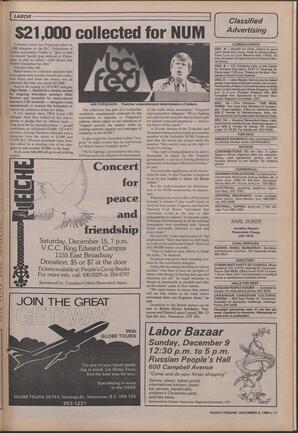   The Pacific Tribune - Wednesday, December 5, 1984   , page 11