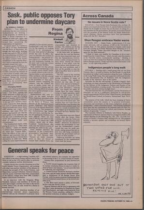   The Pacific Tribune - Wednesday, October 10, 1984   , page 5