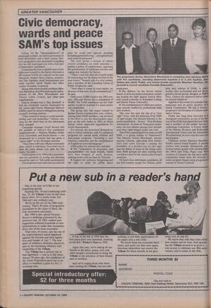   The Pacific Tribune - Wednesday, October 10, 1984   , page 2