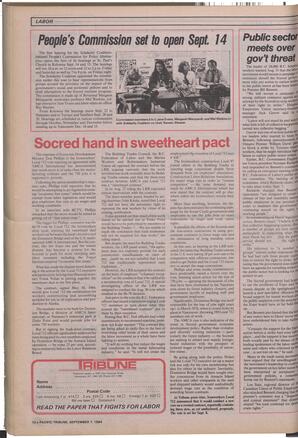   The Pacific Tribune - Friday, September 7, 1984   , page 12