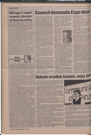   The Pacific Tribune - Wednesday, August 1, 1984   , page 2