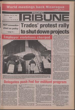   The Pacific Tribune - Wednesday, May 23, 1984   , page 1