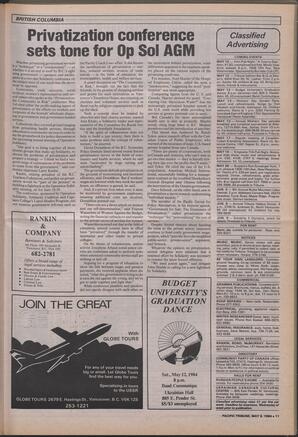   The Pacific Tribune - Wednesday, May 9, 1984   , page 11