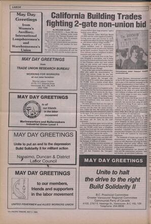   The Pacific Tribune - Wednesday, May 2, 1984   , page 14