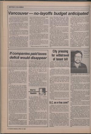   The Pacific Tribune - Wednesday, April 18, 1984   , page 2