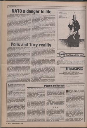   The Pacific Tribune - Wednesday, April 11, 1984   , page 4