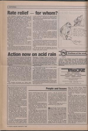   The Pacific Tribune - Wednesday, February 8, 1984   , page 4