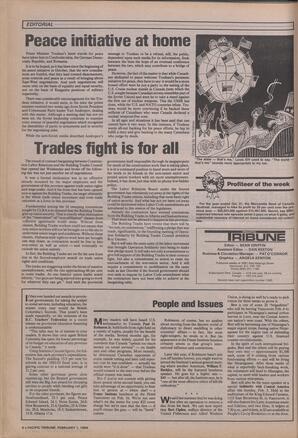   The Pacific Tribune - Wednesday, February 1, 1984   , page 4