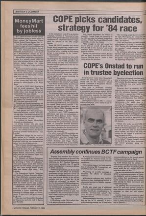   The Pacific Tribune - Wednesday, February 1, 1984   , page 2