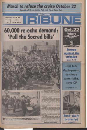   The Pacific Tribune - Wednesday, October 19, 1983   , page 1