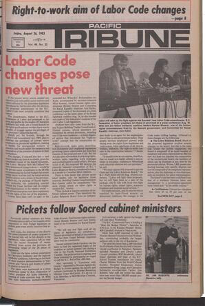   The Pacific Tribune - Friday, August 26, 1983   , page 1