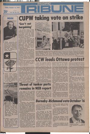   The Pacific Tribune - Friday, October 13, 1978   , page 1