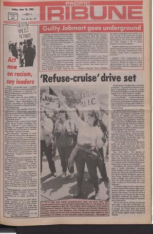   The Pacific Tribune - Friday, June 10, 1983   , page 1