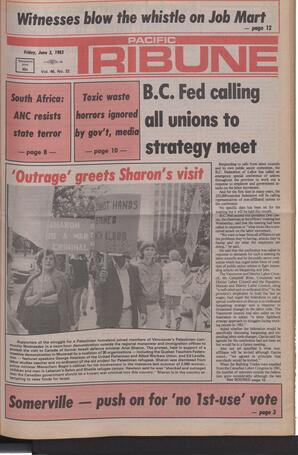   The Pacific Tribune - Friday, June 3, 1983   , page 1