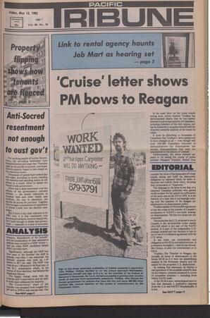   The Pacific Tribune - Friday, May 13, 1983   , page 1