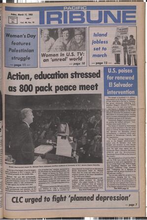   The Pacific Tribune - Friday, March 11, 1983   , page 1