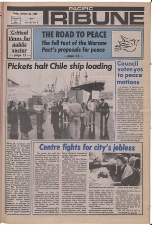   The Pacific Tribune - Friday, January 28, 1983   , page 1