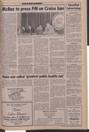  The Pacific Tribune - Friday, November 19, 1982   , page 11