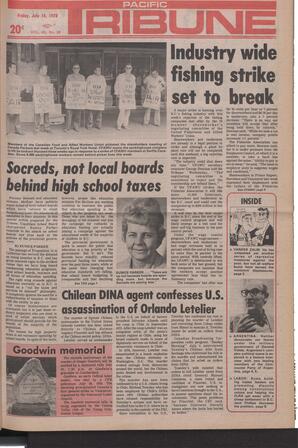   The Pacific Tribune - Friday, July 14, 1978   , page 1