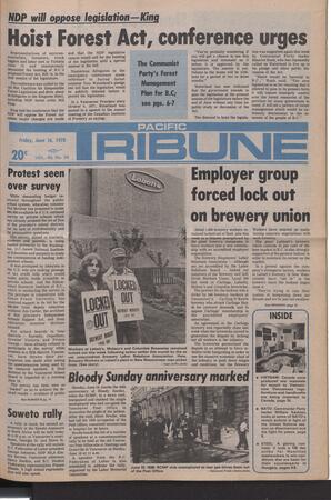   The Pacific Tribune - Friday, June 16, 1978   , page 1