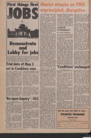   The Pacific Tribune - Friday, January 20, 1978   , page 8