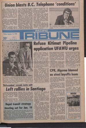 The Pacific Tribune - Friday, January 13, 1978