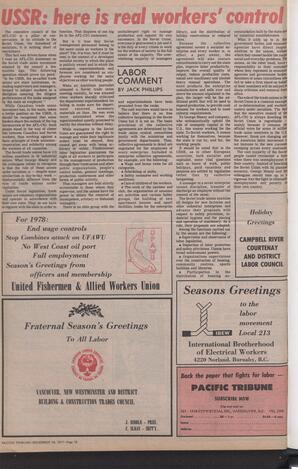   The Pacific Tribune - Friday, December 16, 1977   , page 16