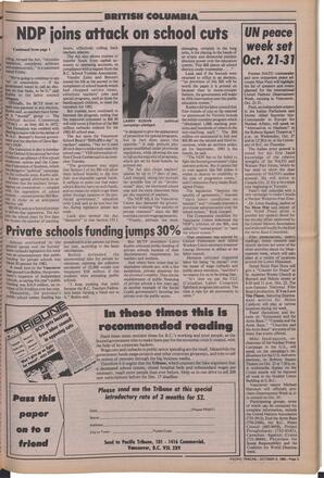   The Pacific Tribune - Friday, October 8, 1982   , page 3