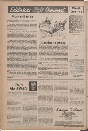   The Pacific Tribune - Saturday, July 2, 1966   , page 4