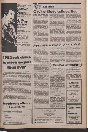   The Pacific Tribune - Friday, September 24, 1982   , page 11