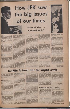   The Pacific Tribune - Friday, January 14, 1966   , page 9