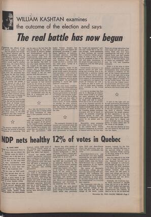   The Pacific Tribune - Friday, November 26, 1965   , page 5