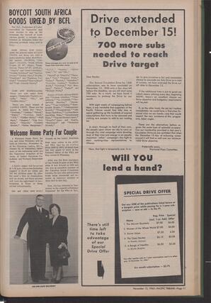   The Pacific Tribune - Friday, November 12, 1965   , page 11