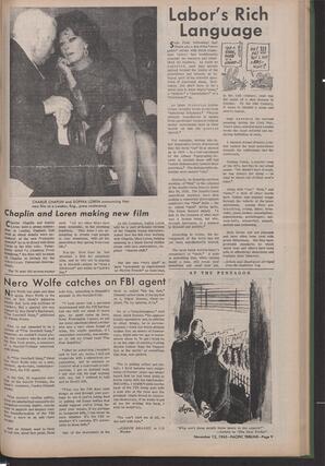   The Pacific Tribune - Friday, November 12, 1965   , page 9