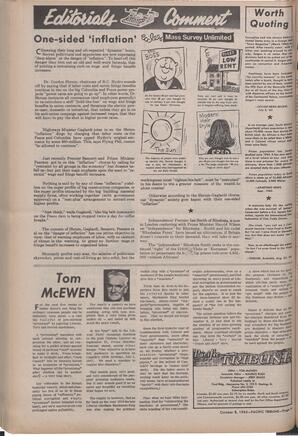   The Pacific Tribune - Friday, October 8, 1965   , page 4