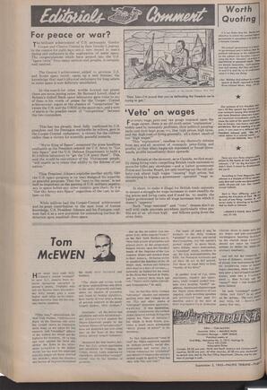   The Pacific Tribune - Friday, September 3, 1965   , page 4