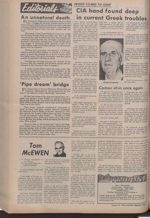   The Pacific Tribune - Friday, August 13, 1965   , page 2