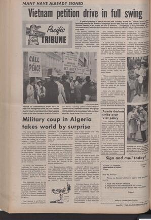   The Pacific Tribune - Friday, June 25, 1965   , page 12
