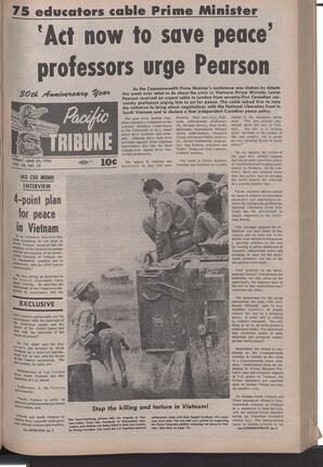  The Pacific Tribune - Friday, June 25, 1965   , page 1